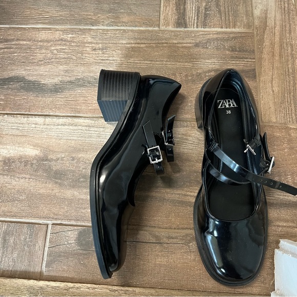 Zara Mary Jane heels 38, 8 - Picture 2 of 5
